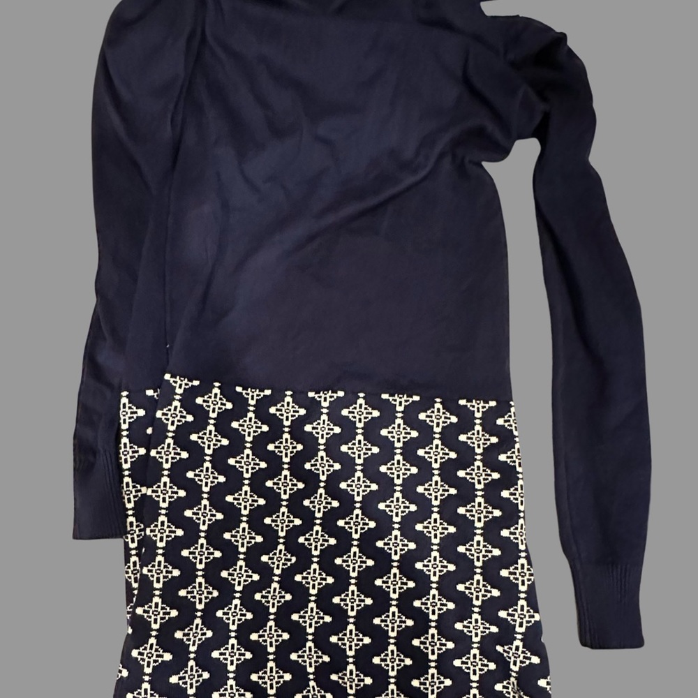 Hawiton Women's Long Sleeve Turtleneck Sweater Bodycon Dress size L - Picture 3 of 7
